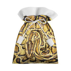 Подарочный 3D мешок с принтом Змея в Тюмени, 100% полиэстер | Размер: 29*39 см | Тематика изображения на принте: snake | анаконда | гадюка | змеиная | змея | кобра | кожа | кожура | удав | уж | червь | червяк | яд