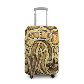 Чехол для чемодана 3D с принтом Змея в Тюмени, 86% полиэфир, 14% спандекс | двустороннее нанесение принта, прорези для ручек и колес | snake | анаконда | гадюка | змеиная | змея | кобра | кожа | кожура | удав | уж | червь | червяк | яд