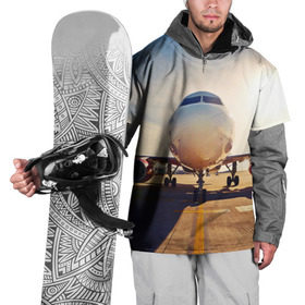 Накидка на куртку 3D с принтом Самолет в Тюмени, 100% полиэстер |  | Тематика изображения на принте: дорога | летчик | небо | полет | самолет | солнце