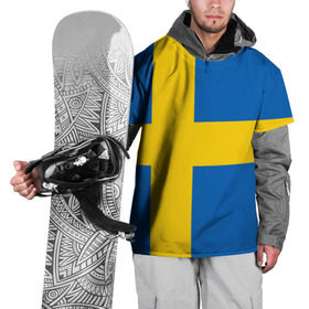 Накидка на куртку 3D с принтом Швеция в Тюмени, 100% полиэстер |  | сборная | футбол