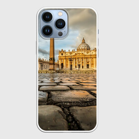 Чехол для iPhone 13 Pro Max с принтом Италия (Рим) в Тюмени,  |  | europe | italy | rome | vatican | архитектура | ватикан | европа | ес | италия | обелиск | папа римский | площадь святого петра | рим | собор
