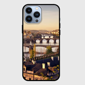 Чехол для iPhone 13 Pro Max с принтом Чехия (Прага) в Тюмени,  |  | Тематика изображения на принте: czech republic | europe | prague | европа | ес | каникулы | мосты | отпуск | прага | туризм | хоккей | чехия