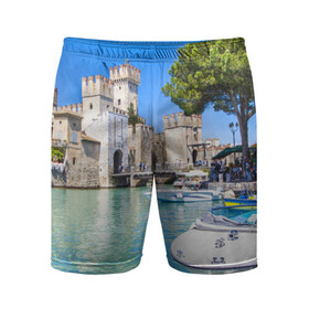 Мужские шорты 3D спортивные с принтом Италия в Тюмени,  |  | europe | italy | вода | европа | ес | италия | каникулы | катера | отдых | отпуск | пляж | солнце | туризм