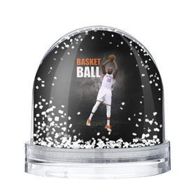 Водяной шар с принтом Basketball в Тюмени, Пластик | Изображение внутри шара печатается на глянцевой фотобумаге с двух сторон | nba | баскетбол | баскетболист | спорт