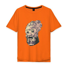 Мужская футболка хлопок Oversize с принтом Giant Dad 2 в Тюмени, 100% хлопок | свободный крой, круглый ворот, “спинка” длиннее передней части | 2 | 3 | casual | daddy | dark souls | ds2 | ds3 | дарк соулс | дс