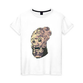 Женская футболка хлопок с принтом Giant Dad 2 в Тюмени, 100% хлопок | прямой крой, круглый вырез горловины, длина до линии бедер, слегка спущенное плечо | 2 | 3 | casual | daddy | dark souls | ds2 | ds3 | дарк соулс | дс
