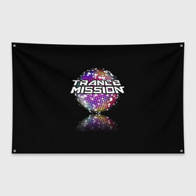 Флаг-баннер с принтом Trancemission в Тюмени, 100% полиэстер | размер 67 х 109 см, плотность ткани — 95 г/м2; по краям флага есть четыре люверса для крепления | trancemission |   |  trance mission | транс миссия | трансмиссия