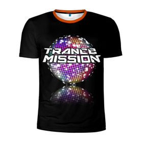 Мужская футболка 3D спортивная с принтом Trancemission в Тюмени, 100% полиэстер с улучшенными характеристиками | приталенный силуэт, круглая горловина, широкие плечи, сужается к линии бедра | trancemission |   |  trance mission | транс миссия | трансмиссия