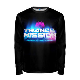 Мужской лонгслив 3D с принтом Trancemission 2 в Тюмени, 100% полиэстер | длинные рукава, круглый вырез горловины, полуприлегающий силуэт | trancemission |   |  trance mission | транс миссия | трансмиссия