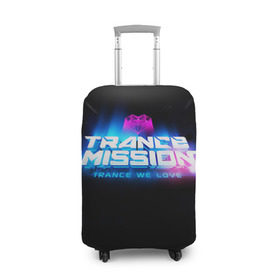 Чехол для чемодана 3D с принтом Trancemission 2 в Тюмени, 86% полиэфир, 14% спандекс | двустороннее нанесение принта, прорези для ручек и колес | trancemission |   |  trance mission | транс миссия | трансмиссия