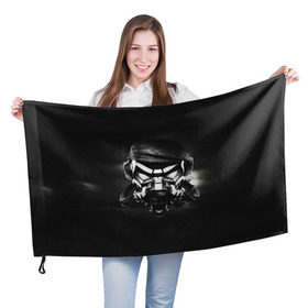 Флаг 3D с принтом Пиратская станция 6 в Тюмени, 100% полиэстер | плотность ткани — 95 г/м2, размер — 67 х 109 см. Принт наносится с одной стороны | and | dnb | drumm | love | pirate | station | бэйс | драм | пиратская | станция