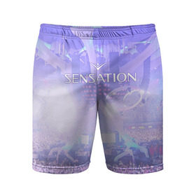 Мужские шорты 3D спортивные с принтом Sensation в Тюмени,  |  | sensation | white |  sensation white | вайт | сенсейшн