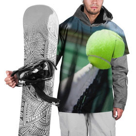 Накидка на куртку 3D с принтом Теннис в Тюмени, 100% полиэстер |  | Тематика изображения на принте: надаль | тенис