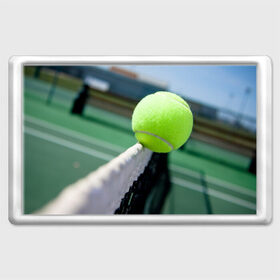Магнит 45*70 с принтом Теннис в Тюмени, Пластик | Размер: 78*52 мм; Размер печати: 70*45 | надаль | тенис
