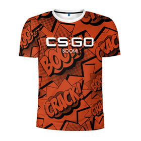 Мужская футболка 3D спортивная с принтом cs:go - Boom! (Бах) в Тюмени, 100% полиэстер с улучшенными характеристиками | приталенный силуэт, круглая горловина, широкие плечи, сужается к линии бедра | boom | cs | csgo | go | бах | бум | кс | ксго