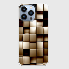 Чехол для iPhone 13 Pro с принтом Кубики в Тюмени,  |  | серый | текстура