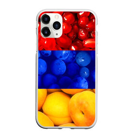 Чехол для iPhone 11 Pro Max матовый с принтом Флаг Армении в Тюмени, Силикон |  | армения | гранат | персик | слива | страны | флаг армении | фрукты