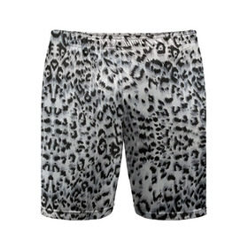Мужские шорты 3D спортивные с принтом White Jaguar в Тюмени,  |  | барс | леопард | ягуар