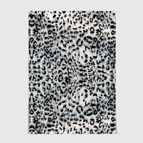 Постер с принтом White Jaguar в Тюмени, 100% бумага
 | бумага, плотность 150 мг. Матовая, но за счет высокого коэффициента гладкости имеет небольшой блеск и дает на свету блики, но в отличии от глянцевой бумаги не покрыта лаком | барс | леопард | ягуар