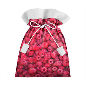 Подарочный 3D мешок с принтом Малинки в Тюмени, 100% полиэстер | Размер: 29*39 см | raspberry | летняя | ягодн