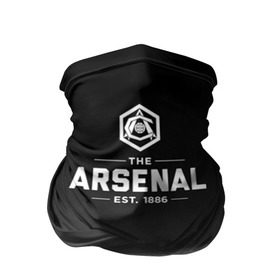 Бандана-труба 3D с принтом Arsenal FC в Тюмени, 100% полиэстер, ткань с особыми свойствами — Activecool | плотность 150‒180 г/м2; хорошо тянется, но сохраняет форму | арсенал