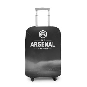 Чехол для чемодана 3D с принтом Arsenal FC в Тюмени, 86% полиэфир, 14% спандекс | двустороннее нанесение принта, прорези для ручек и колес | Тематика изображения на принте: арсенал