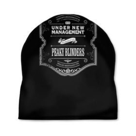 Шапка 3D с принтом Peaky Blinders 3 в Тюмени, 100% полиэстер | универсальный размер, печать по всей поверхности изделия | Тематика изображения на принте: peaky blinders | козырьки | козырьки сериал | острые козырьки | томас шелби