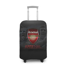 Чехол для чемодана 3D с принтом Arsenal. Fly Emirates в Тюмени, 86% полиэфир, 14% спандекс | двустороннее нанесение принта, прорези для ручек и колес | арсенал