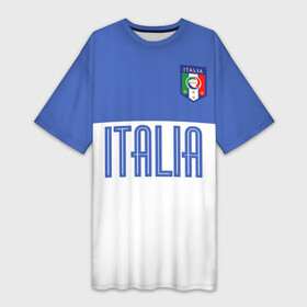 Платье-футболка 3D с принтом Сборная Италии по футболу в Тюмени,  |  | европы | италия