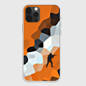Чехол для iPhone 12 Pro Max с принтом CS GO Asiimov camouflage в Тюмени, Силикон |  | Тематика изображения на принте: counter strike | камуфляж