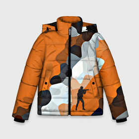 Зимняя куртка для мальчиков 3D с принтом CS GO Asiimov camouflage в Тюмени, ткань верха — 100% полиэстер; подклад — 100% полиэстер, утеплитель — 100% полиэстер | длина ниже бедра, удлиненная спинка, воротник стойка и отстегивающийся капюшон. Есть боковые карманы с листочкой на кнопках, утяжки по низу изделия и внутренний карман на молнии. 

Предусмотрены светоотражающий принт на спинке, радужный светоотражающий элемент на пуллере молнии и на резинке для утяжки | Тематика изображения на принте: counter strike | камуфляж