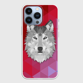 Чехол для iPhone 13 Pro с принтом Полигональный волк в Тюмени,  |  | волк | полигоны