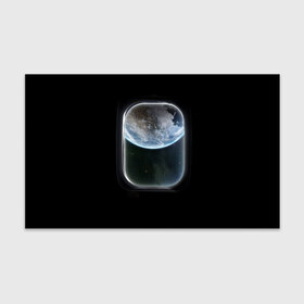 Бумага для упаковки 3D с принтом Земля в иллюминаторе в Тюмени, пластик и полированная сталь | круглая форма, металлическое крепление в виде кольца | земля | космический корабль | космос | планета