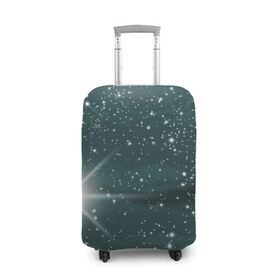 Чехол для чемодана 3D с принтом Звездное небо 2 в Тюмени, 86% полиэфир, 14% спандекс | двустороннее нанесение принта, прорези для ручек и колес | звездное | звезды | космом | небо