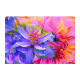 Магнитный плакат 3Х2 с принтом Цветок в Тюмени, Полимерный материал с магнитным слоем | 6 деталей размером 9*9 см | лепестки | прикольные картинки | цветочки | цветы