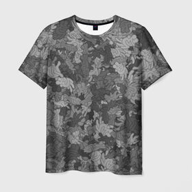 Мужская футболка 3D с принтом 50 оттенков серого в Тюмени, 100% полиэфир | прямой крой, круглый вырез горловины, длина до линии бедер | камуфляж | позы