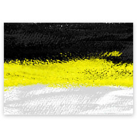 Поздравительная открытка с принтом Имперский флаг России 1858года в Тюмени, 100% бумага | плотность бумаги 280 г/м2, матовая, на обратной стороне линовка и место для марки
 | белый | гербовый флаг российской империи | золотой | имперский флаг | черный