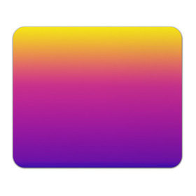 Коврик прямоугольный с принтом Чёткий градиент в Тюмени, натуральный каучук | размер 230 х 185 мм; запечатка лицевой стороны | Тематика изображения на принте: cs:go | градиент | диджей | желтый | музыка | розовый | синий | фиолетовый | чёткий