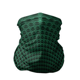 Бандана-труба 3D с принтом Парящие кружки в Тюмени, 100% полиэстер, ткань с особыми свойствами — Activecool | плотность 150‒180 г/м2; хорошо тянется, но сохраняет форму | абстракция | зеленый | круги | объем | стиль | тень