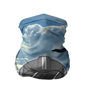 Бандана-труба 3D с принтом ВВС в Тюмени, 100% полиэстер, ткань с особыми свойствами — Activecool | плотность 150‒180 г/м2; хорошо тянется, но сохраняет форму | ввс