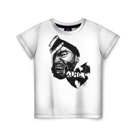 Детская футболка 3D с принтом Methodman в Тюмени, 100% гипоаллергенный полиэфир | прямой крой, круглый вырез горловины, длина до линии бедер, чуть спущенное плечо, ткань немного тянется | gza | hip hop | rza | wu fam | ву танг клан | хип хоп