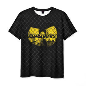 Мужская футболка 3D с принтом Wu-Tang Clan в Тюмени, 100% полиэфир | прямой крой, круглый вырез горловины, длина до линии бедер | wu tang
