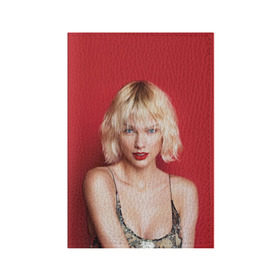 Обложка для паспорта матовая кожа с принтом Taylor Swift в Тюмени, натуральная матовая кожа | размер 19,3 х 13,7 см; прозрачные пластиковые крепления | звезда | знаменитость | музыка | певица