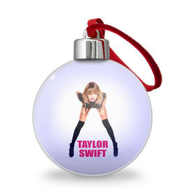 Ёлочный шар с принтом Taylor Swift в Тюмени, Пластик | Диаметр: 77 мм | Тематика изображения на принте: звезда | знаменитость | музыка | певица | тейлор свифт