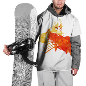 Накидка на куртку 3D с принтом Skeleton King в Тюмени, 100% полиэстер |  | Тематика изображения на принте: dota 2 | skeleton king | wraith king | дота