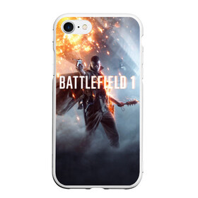 Чехол для iPhone 7/8 матовый с принтом Battlefield в Тюмени, Силикон | Область печати: задняя сторона чехла, без боковых панелей | battlefield батла | батлфилд