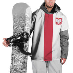 Накидка на куртку 3D с принтом Сборная Польша в Тюмени, 100% полиэстер |  | левандовски | футбол