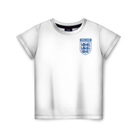 Детская футболка 3D с принтом Сборная Англия в Тюмени, 100% гипоаллергенный полиэфир | прямой крой, круглый вырез горловины, длина до линии бедер, чуть спущенное плечо, ткань немного тянется | england | варди | футбол