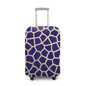 Чехол для чемодана 3D с принтом Giraffe в Тюмени, 86% полиэфир, 14% спандекс | двустороннее нанесение принта, прорези для ручек и колес | жираф