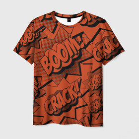 Мужская футболка 3D с принтом cs:go - Boom в Тюмени, 100% полиэфир | прямой крой, круглый вырез горловины, длина до линии бедер | разовый заказ (после заказа макет удалю)